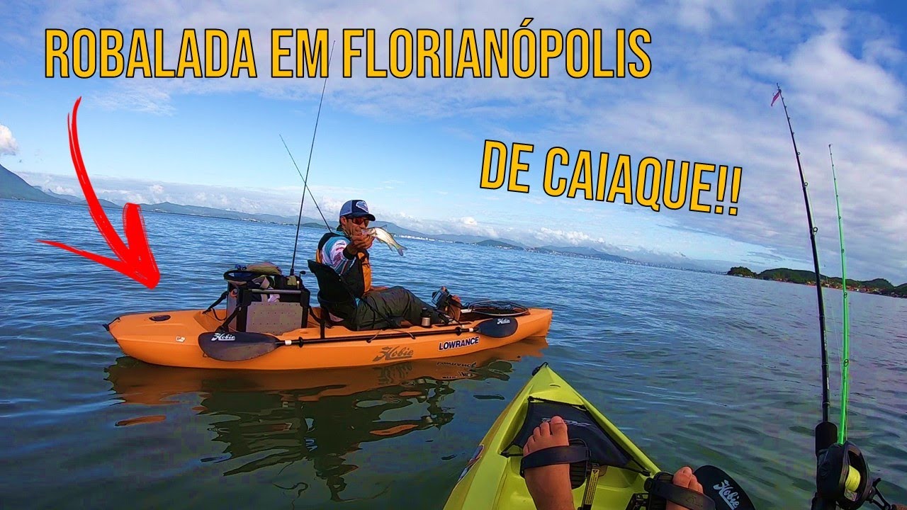 EU NUNCA DESISTO DE UM PEIXE !! - Pescaria de Caiaque - Guia de Caiaque em Florian&oacute;polis - Robalo