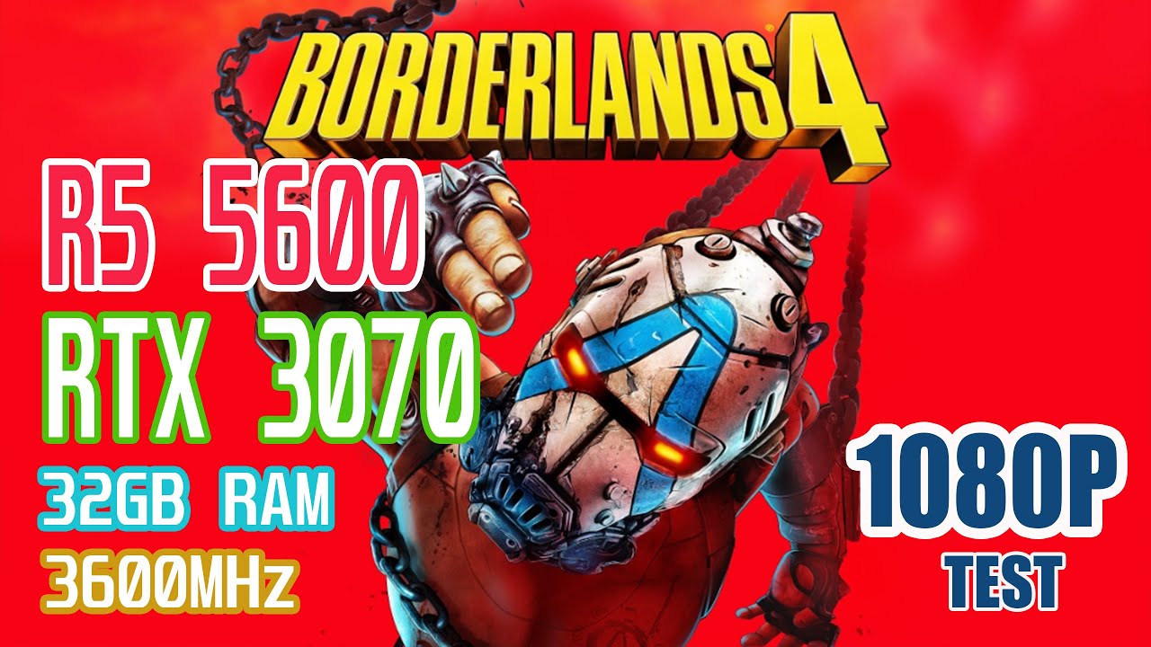 Borderlands 4 | RYZEN 5 5600 - RTX 3070 | 1080p - ALL Settings 🔥