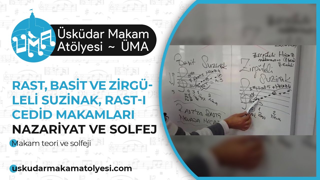 Rast, Zirgüleli Suzinak ve Rast-ı Cedid Makamları Nazariyatı | Üsküdar Makam Atölyesi ~ ÜMA