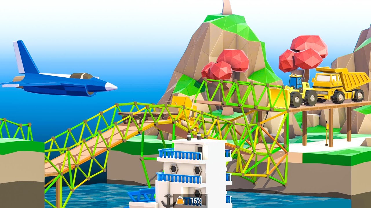 Paluten baut eine BAUSTELLEN Brücke