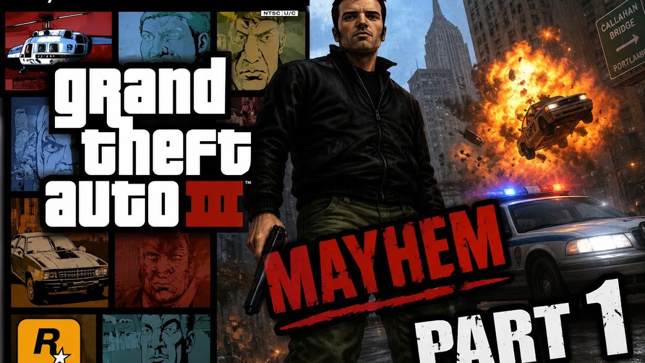 ORIGINAL PS2 GTA 3  Mayhem part 1