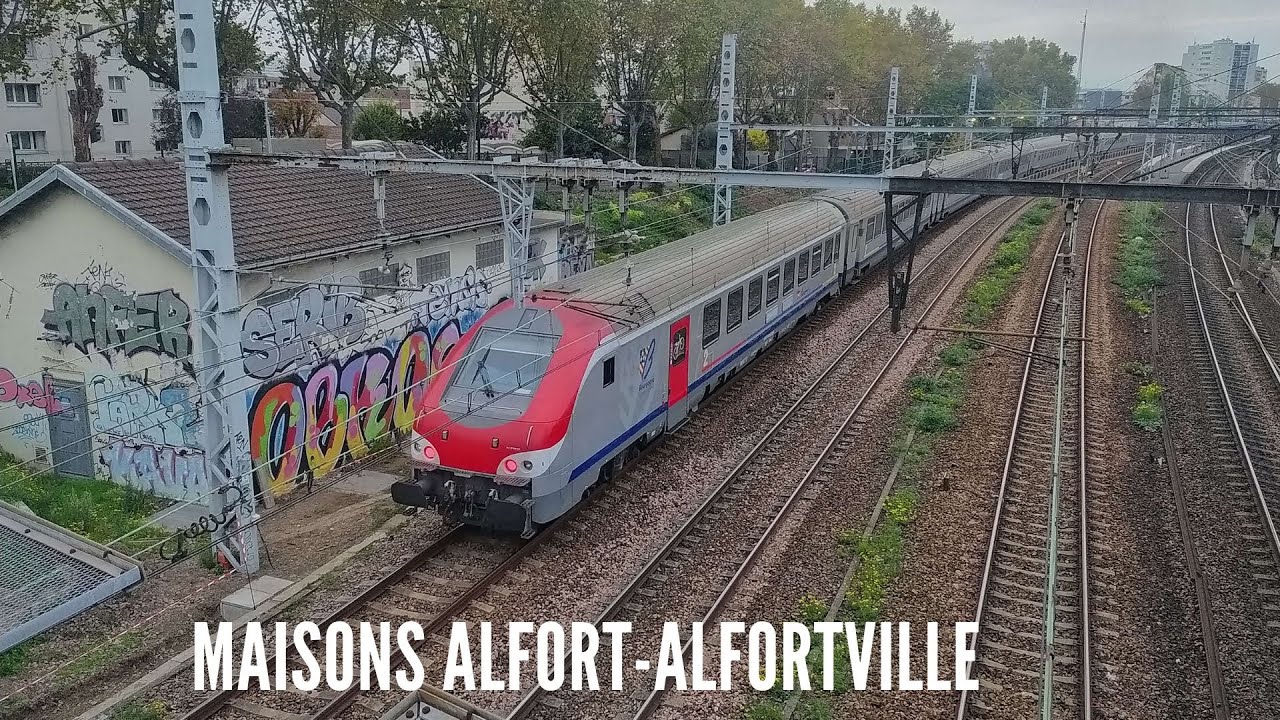 TGV, TER, RER, Transilien et Intercités à Maisons Alfort - Alfortville