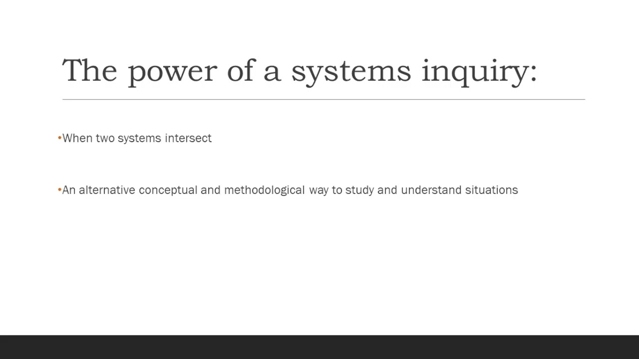 Qualitative Research Inquiries | Systems theory | Michael Patton