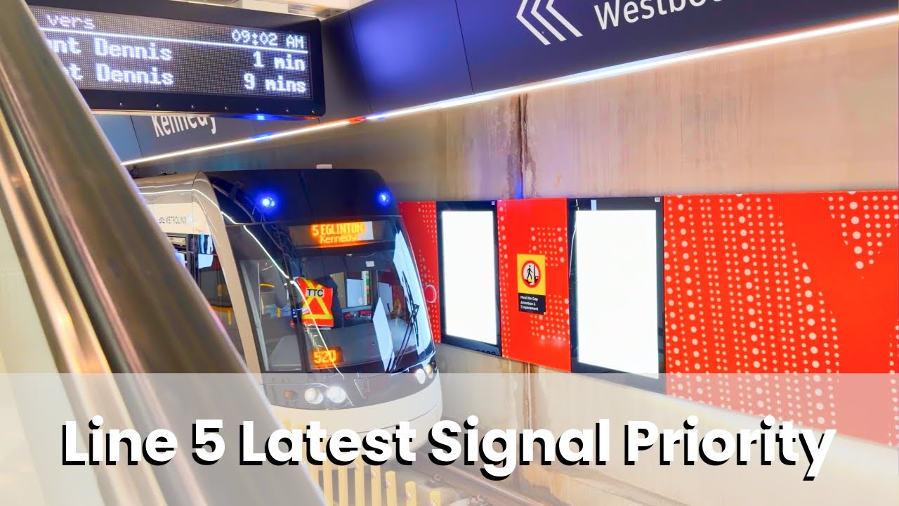 TTC Line 5 Latest Signal Priority - March Update