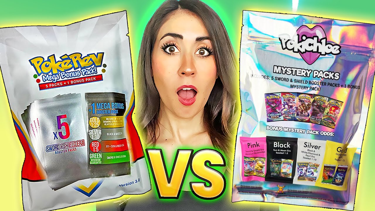 PokeRev Vs PokiChloe Mystery Pack Battle! Who Will Take the Win?!