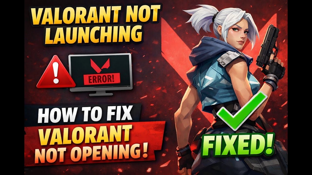 Valorant Not Launching in 2026? Fix Valorant Not Opening (FAST)