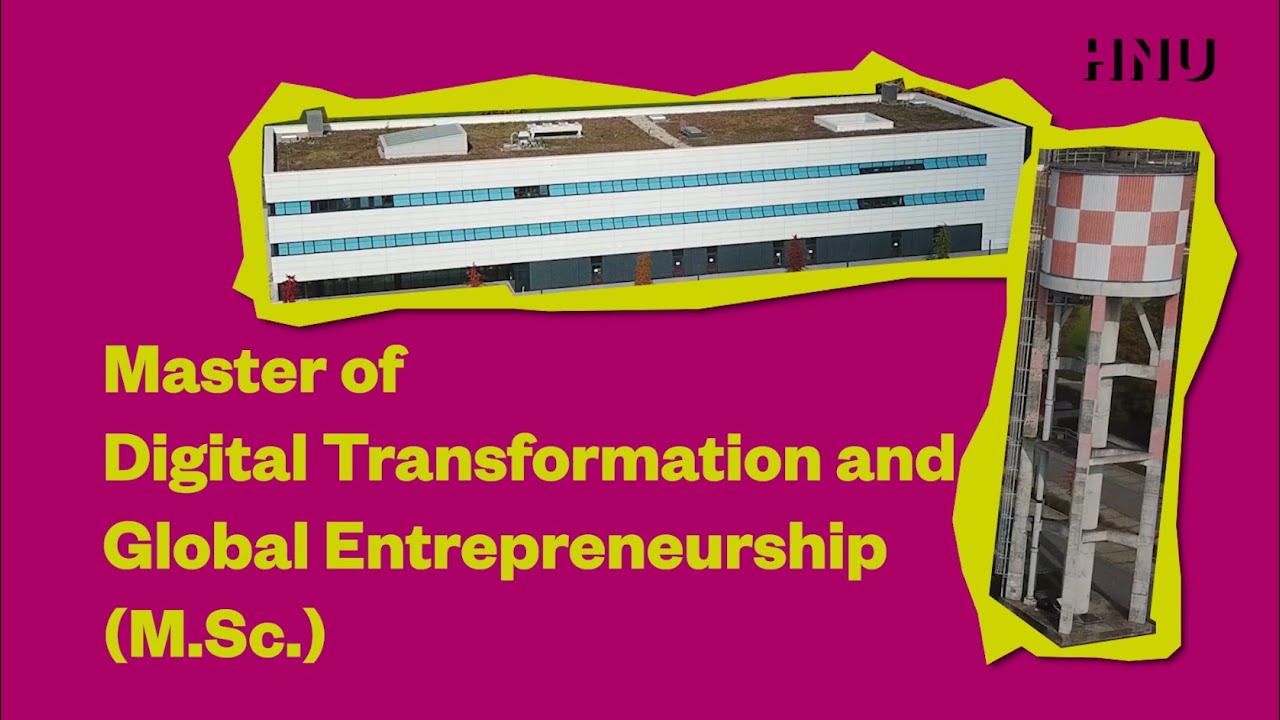 Master of Digital Transformation and Global Entrepreneurship (M.Sc.)