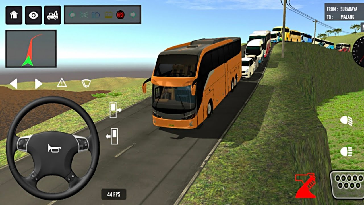 Indonesia Coach bus driving 😍💥 | Euro bus simulator 2026 Android gameplay #game 1 Part 33
