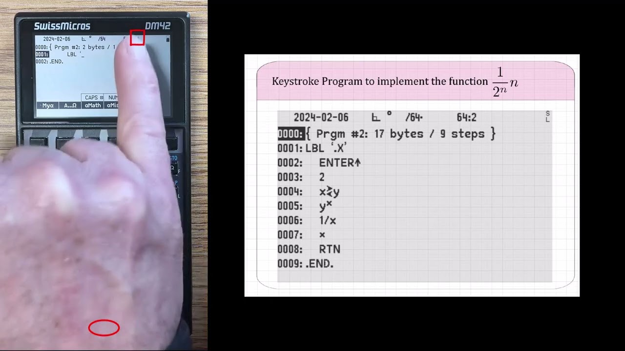 video 7, missing features on DM42
