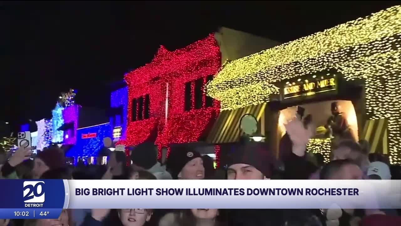 Big Bright Light show illuminates downtown Rochester