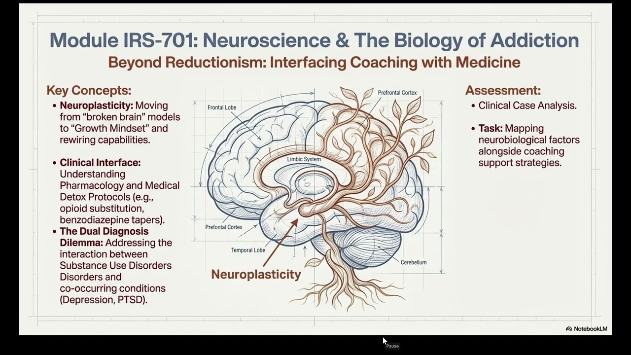 Master of Science in Integrative Recovery Systems and Digital Therapeutics.