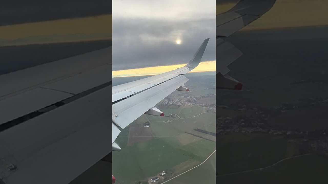 British Airways Airbus A320 G-EUYU landing at Toulouse from London Heathrow and Airbus Beluga’s