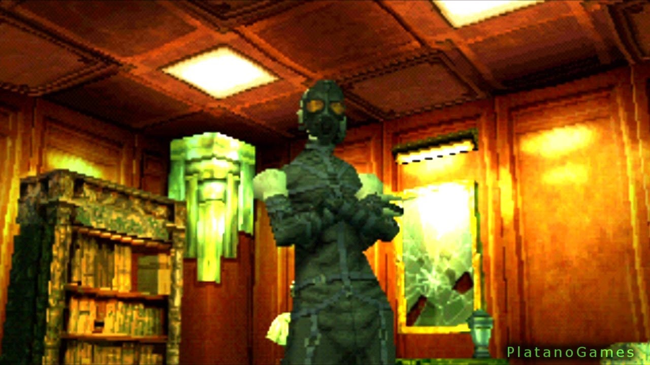 Metal Gear Solid - Solid Snake vs Psycho Mantis - Boss Fight - Shadow Moses - HD