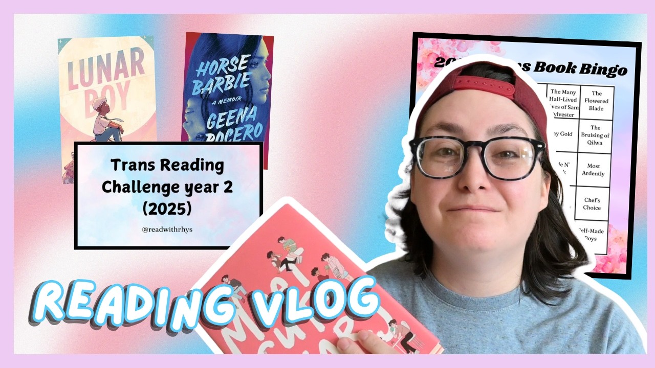 reading trans books for a week 🏳️&zwj;⚧️&nbsp;& talking about being trans on booktube | reading vlog