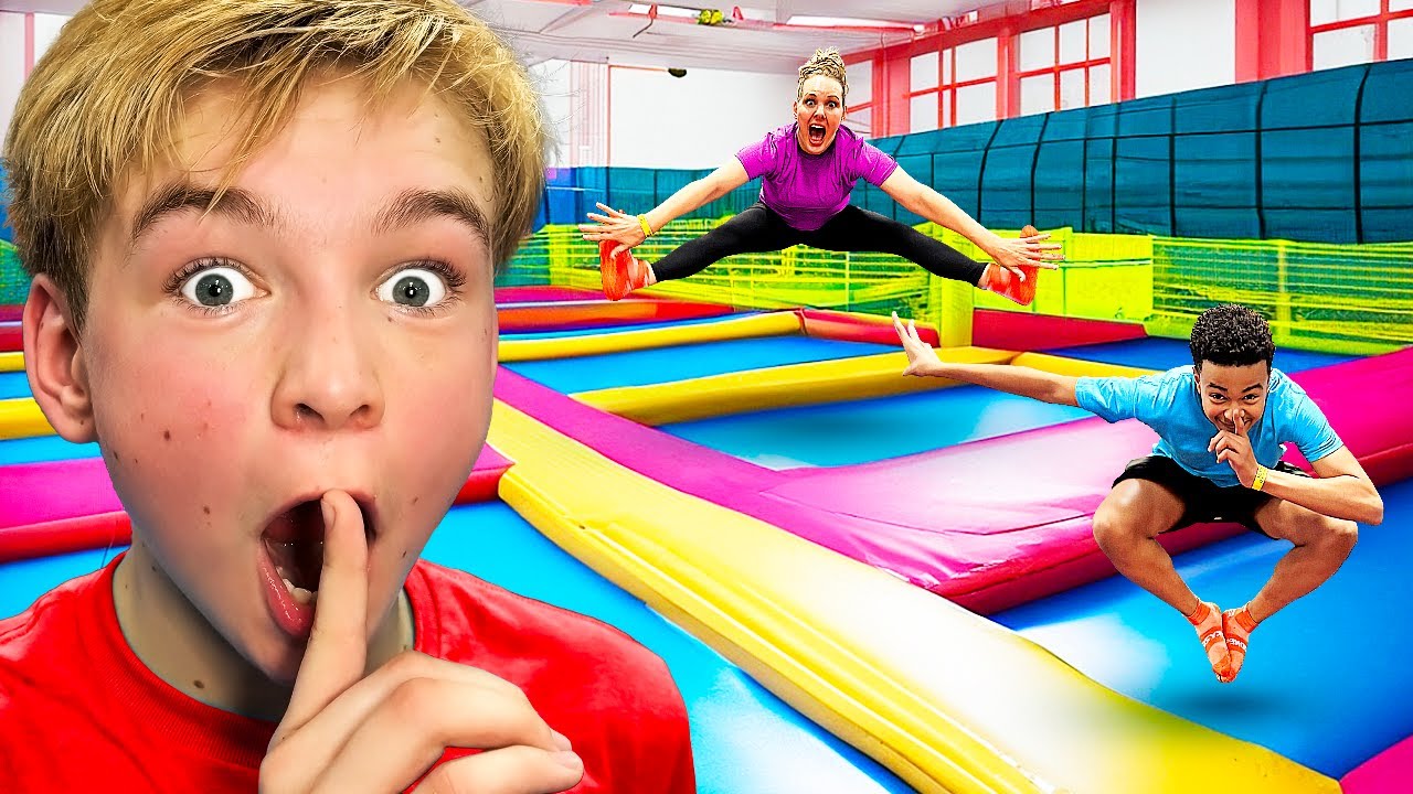 Kids vs Adults TRAMPOLINE PARK CHALLENGE | Dhar Mann IRL