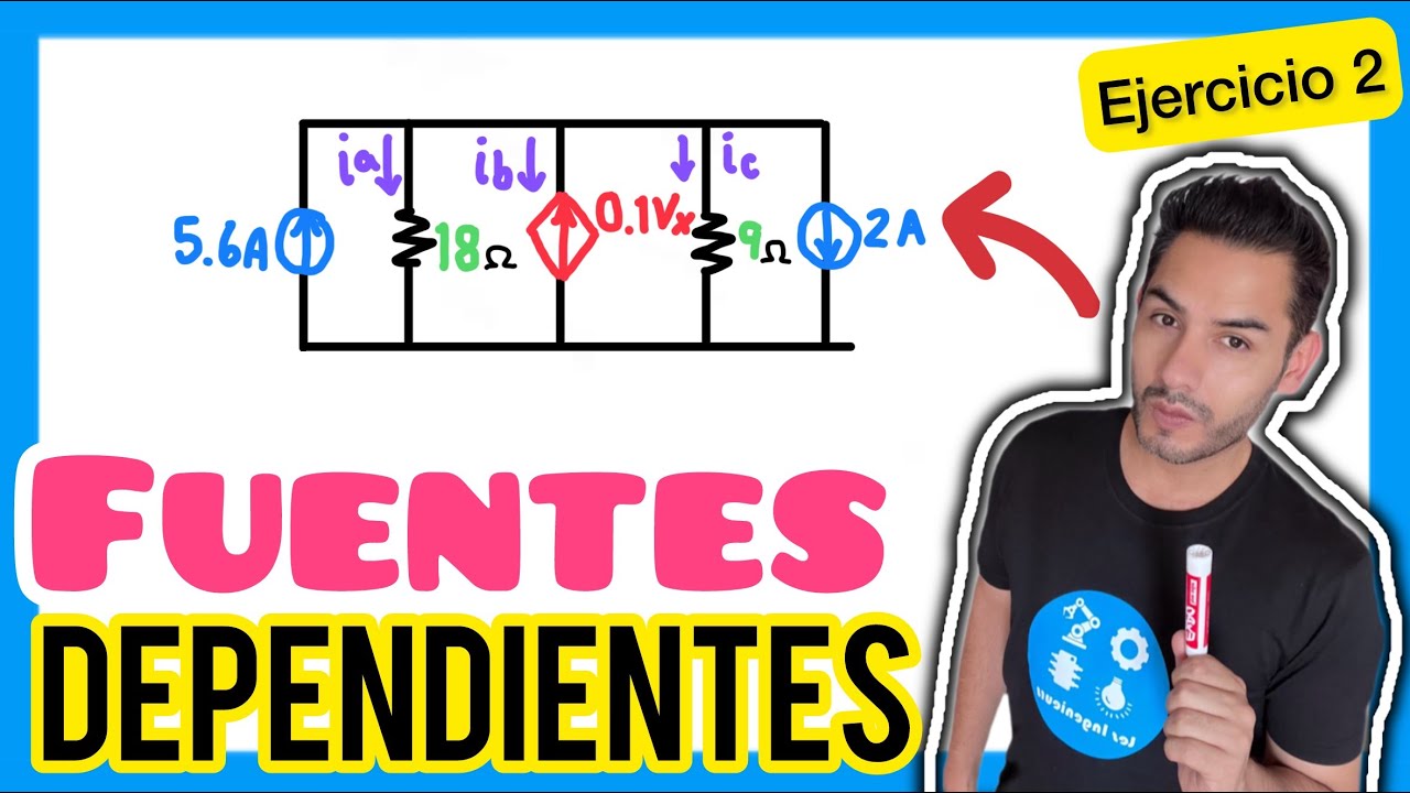 ✅Circuitos FUENTES DEPENDIENTES  |𝐄𝐱𝐩𝐥𝐢𝐜𝐚𝐝𝐨 𝐞𝐧 𝟕 𝐦𝐢𝐧𝐮𝐭𝐨𝐬😎​🫵​💯​| An&aacute;lisis de Circuitos