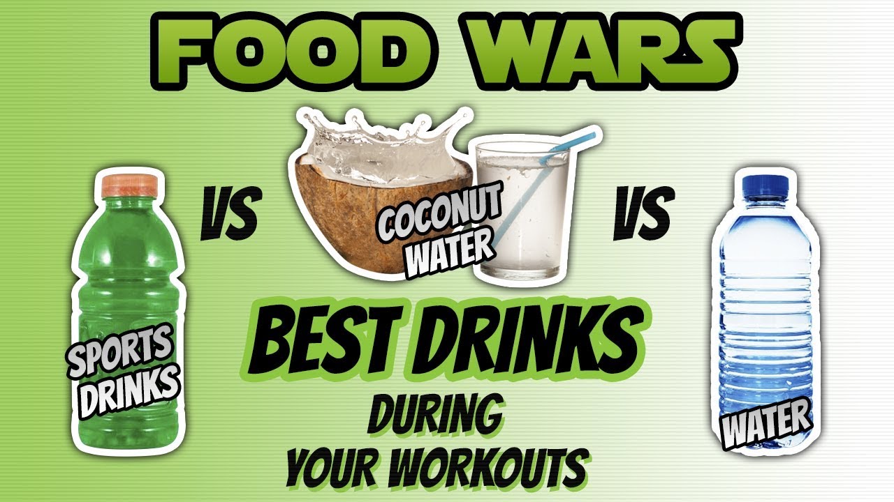 Sport Drinks vs Water vs Coconut Water (BEST DRINK DURING YOUR WORKOUT) | LiveLeanTV
