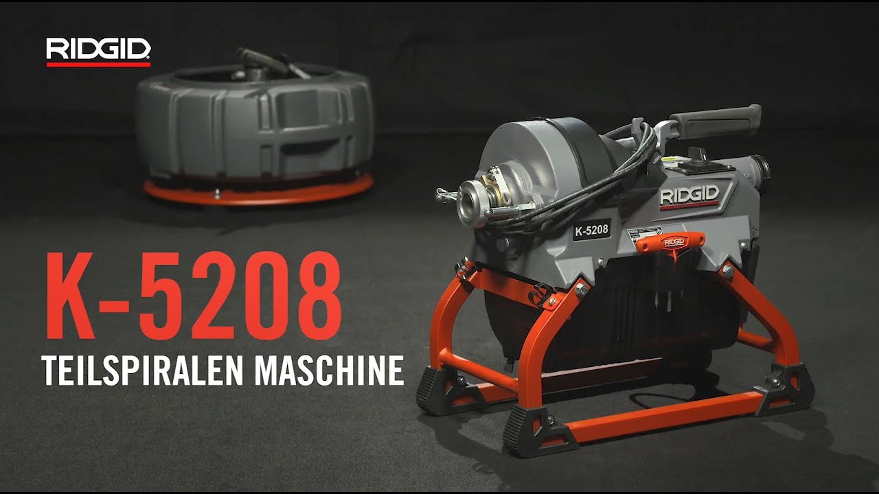 RIDGID K-5208 Teilspiralen-Maschine
