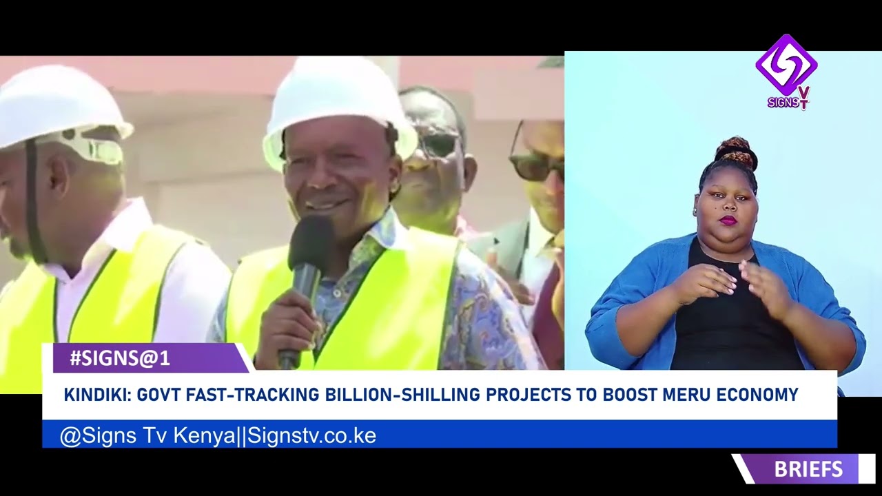 KINDIKI: GOVERNMENT FAST-TRACKING BILLION SHILLING PROJECTS TO BOOST MERU ECONOMY