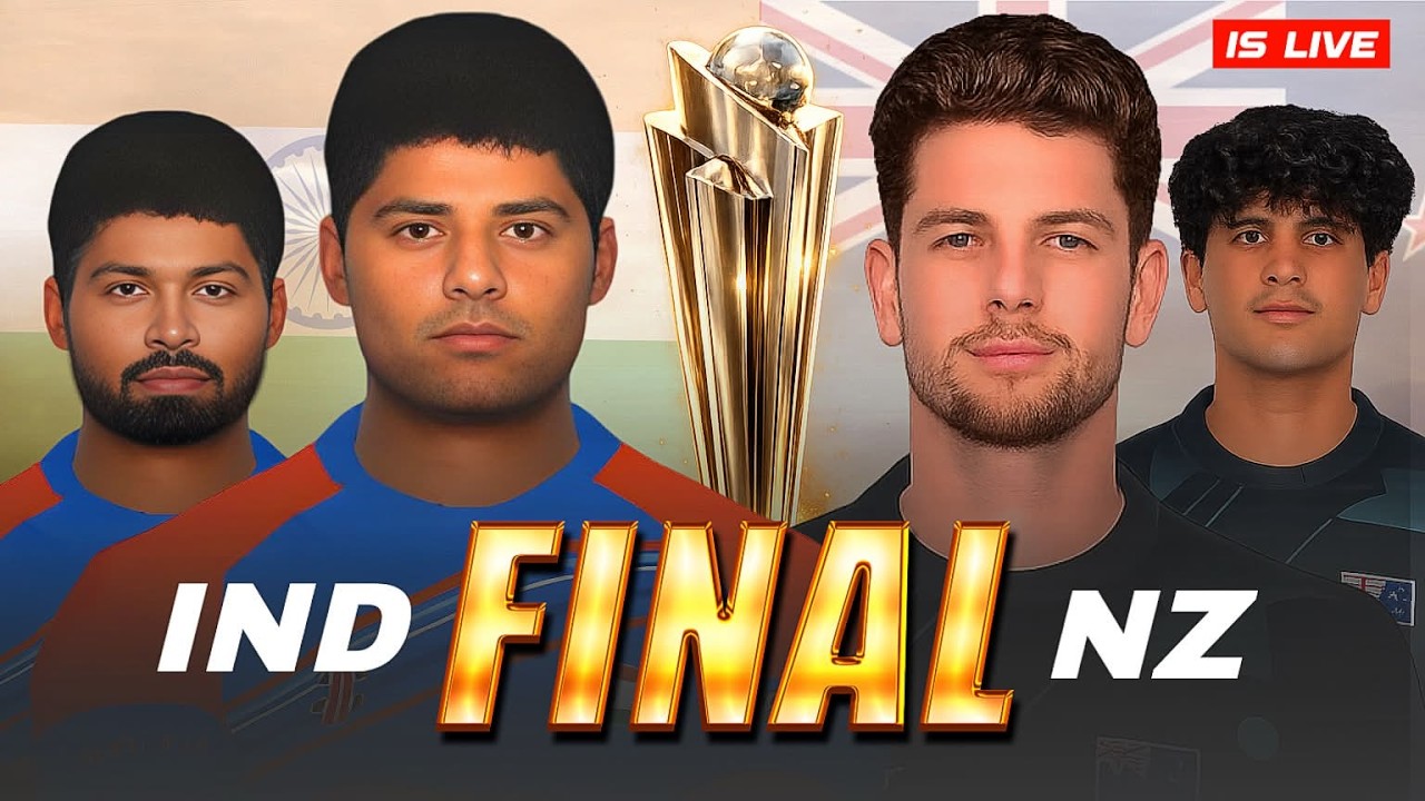 FINAL🔥| IND vs NZ | Last Over Drama | T20 WC 2026 | Real Cricket