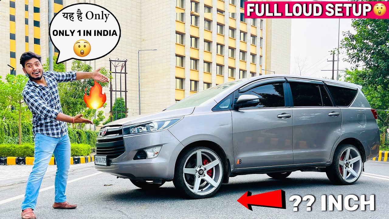 Loudest Toyota Innova Crysta  In India 😱| 🤪Crazy Public Reaction🔥 Alloy Wheels & Highly Modified
