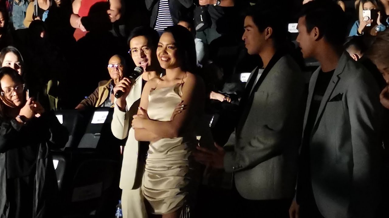 After Screening US AGAIN with Jane Oineza & RK Bagatsing with the Whole Cast