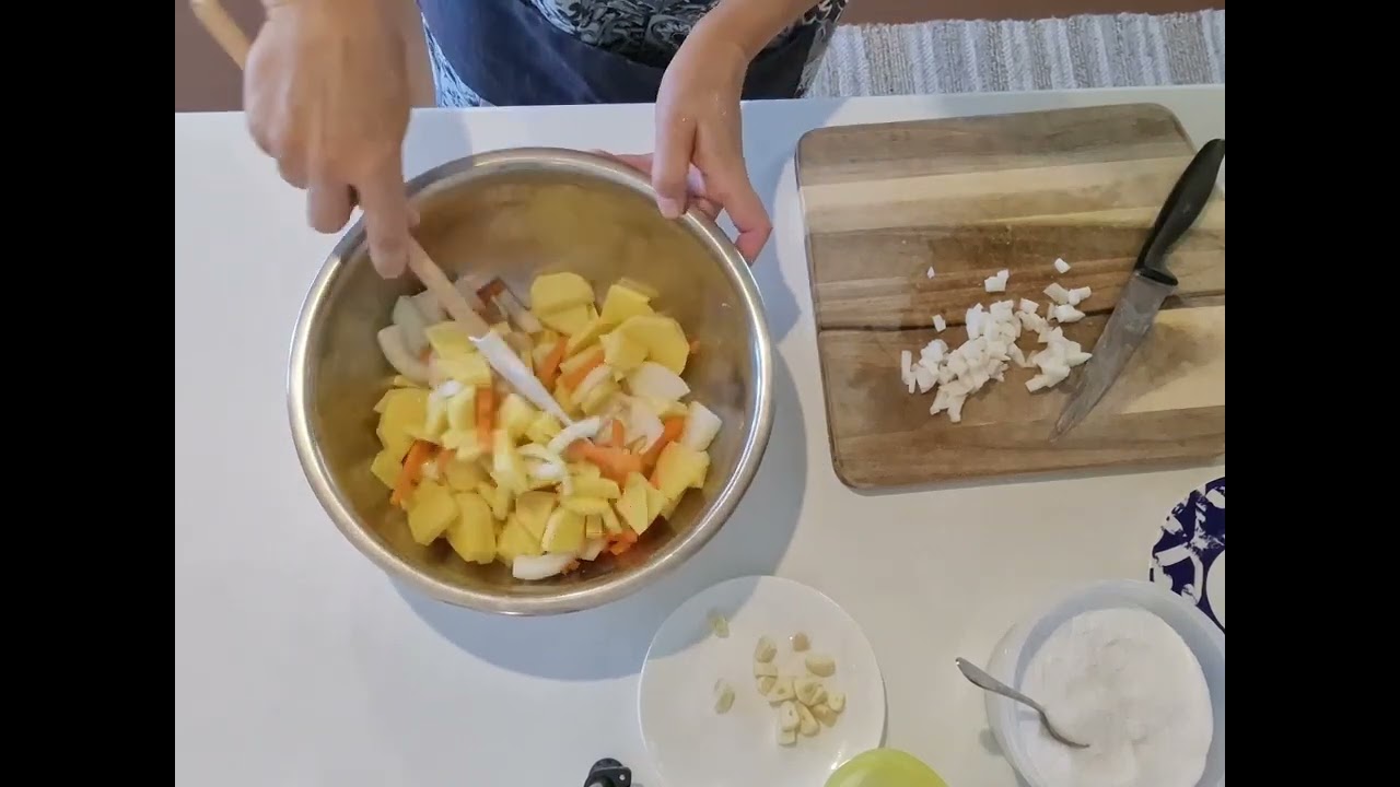 Жарим , печем картофель