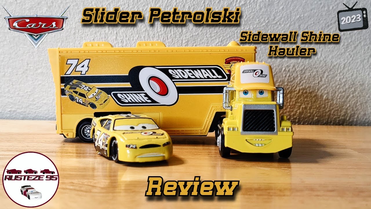 Pixar Cars Slider Petrolski and Hauler - Review (Factory Custom)