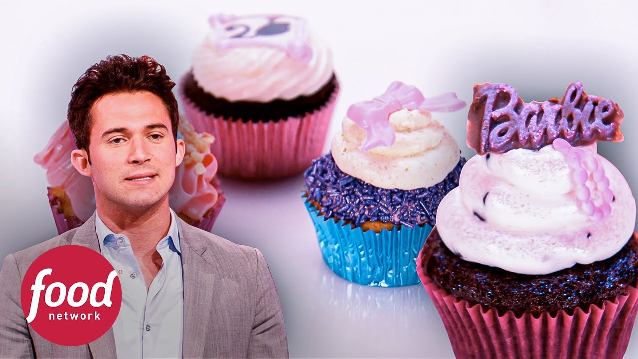 Glamorosos cupcakes inspirados en la mu&ntilde;eca Barbie | Cupcake Wars | Food Network Latinoam&eacute;rica