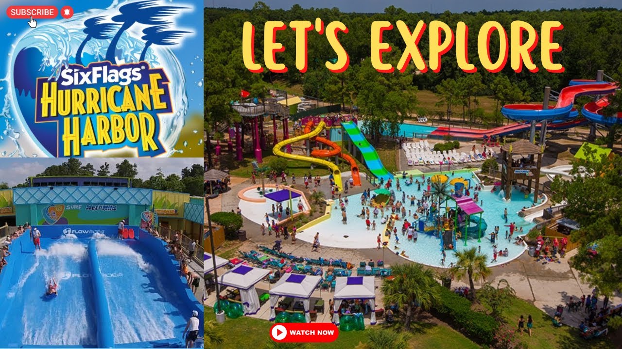 Let's explore Six Flags Hurricane Harbor Splashtown, Spring TX | Houston's largest Waterpark