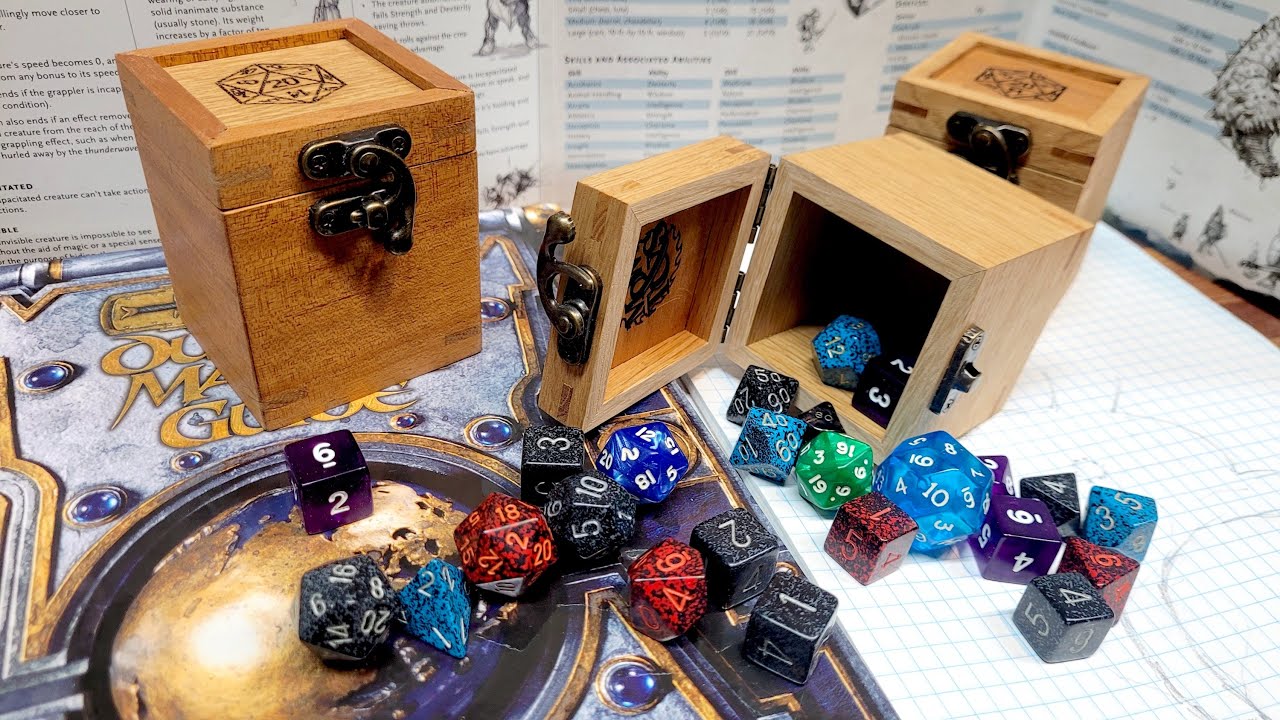 Making Wooden Dice Boxes For RPGs