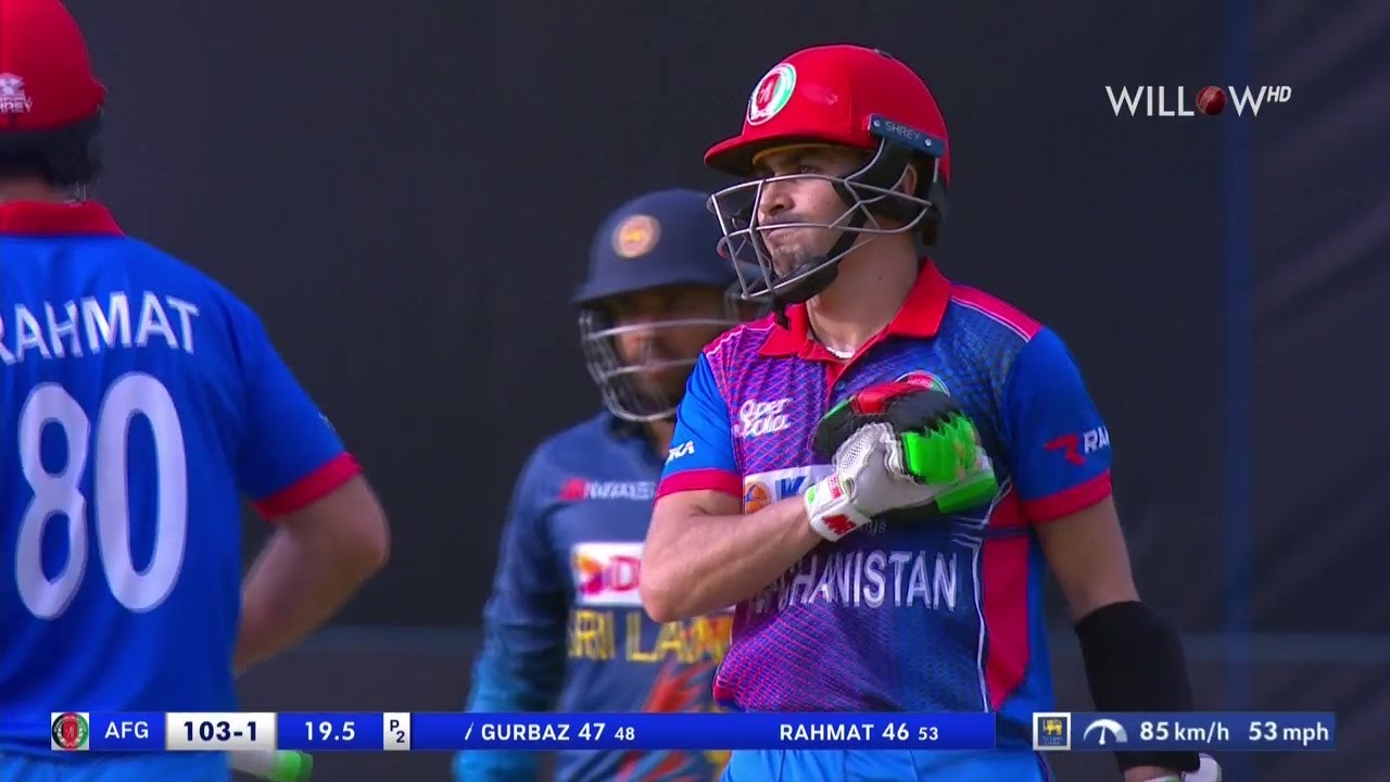 Rahmanullah Gurbaz 68 runs vs Sri Lanka| 2nd ODI - Sri Lanka vs Afghanistan