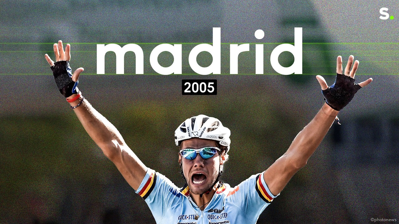 Tom Boonen wereldkampioen! De laatste ronde van het legendarische WK wielrennen 2005 in Madrid