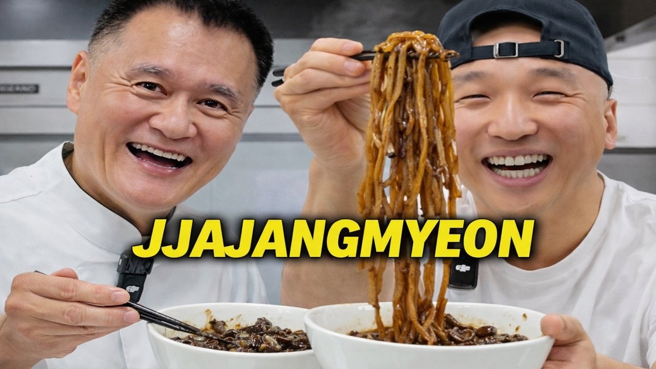 I Learned Jjajangmyeon From a Korean Master Chef!