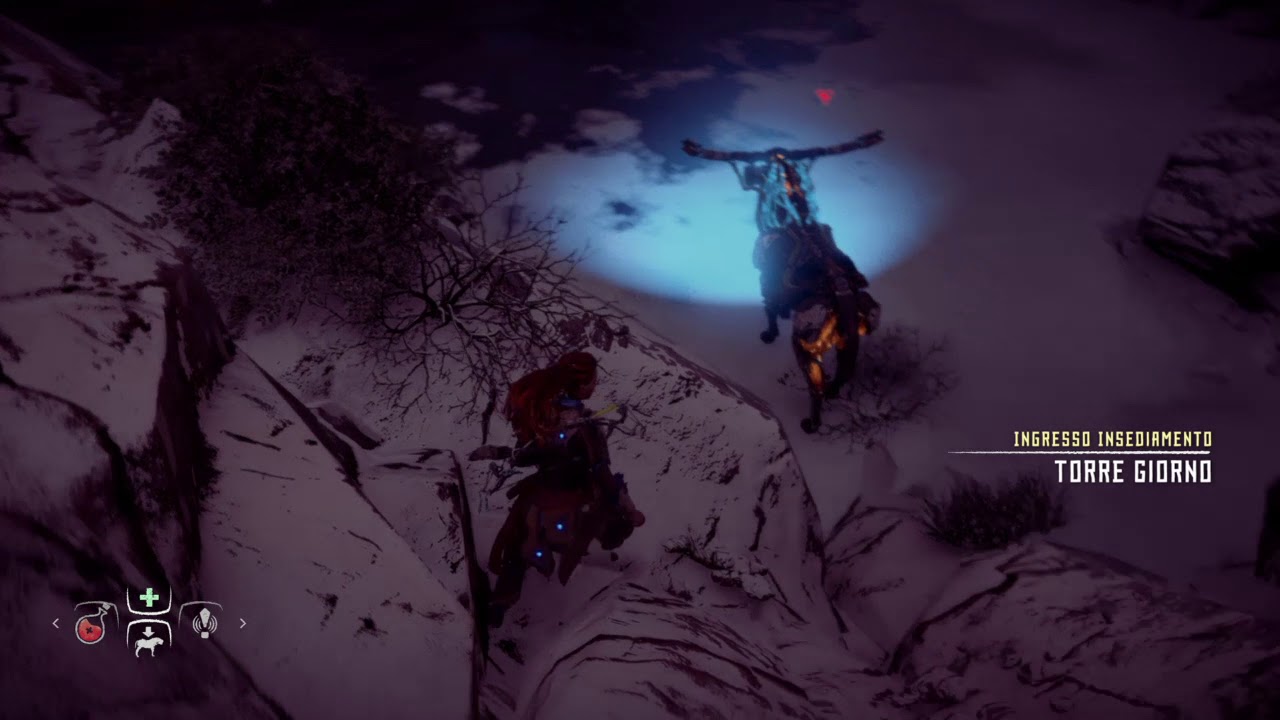 Horizon Zero Dawn&trade; - Glitch Deadly Frozen Lake under Daytower settlement