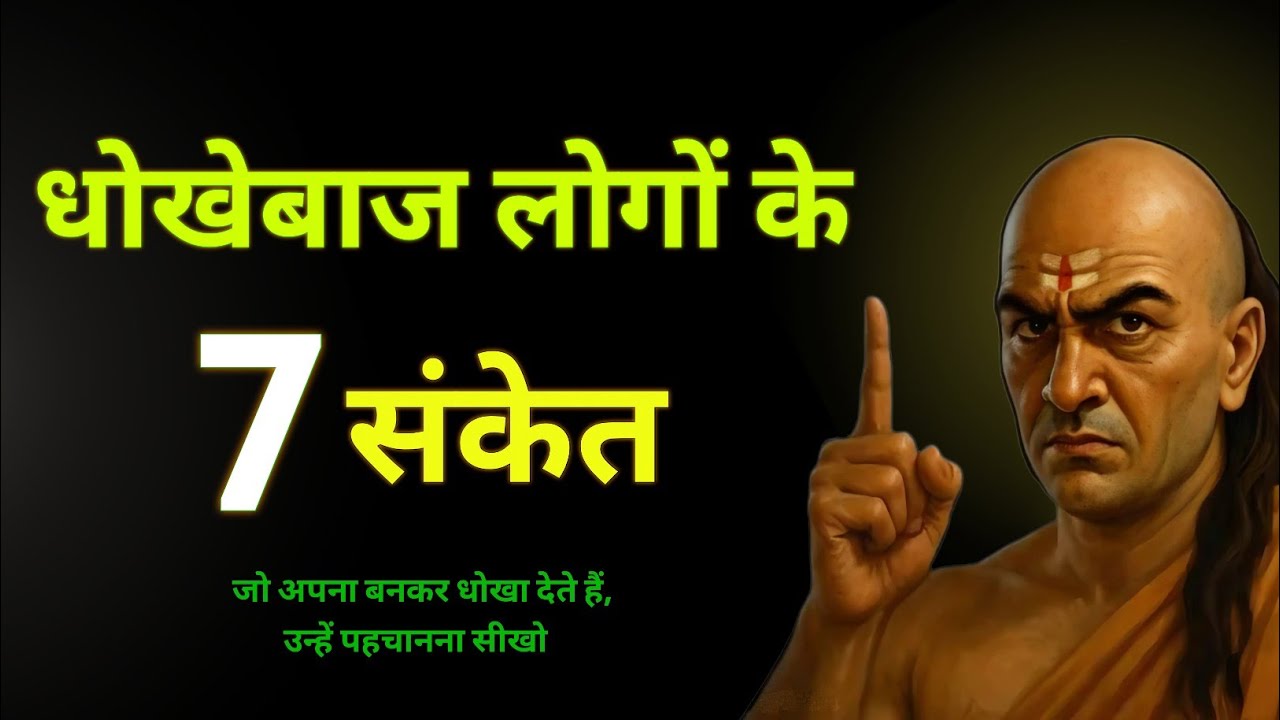 धोखेबाज़ लोगों के 7 संकेत जो ज़िंदगी बर्बाद कर देते हैं - Chanakya Niti | 7 Signs of Fake People