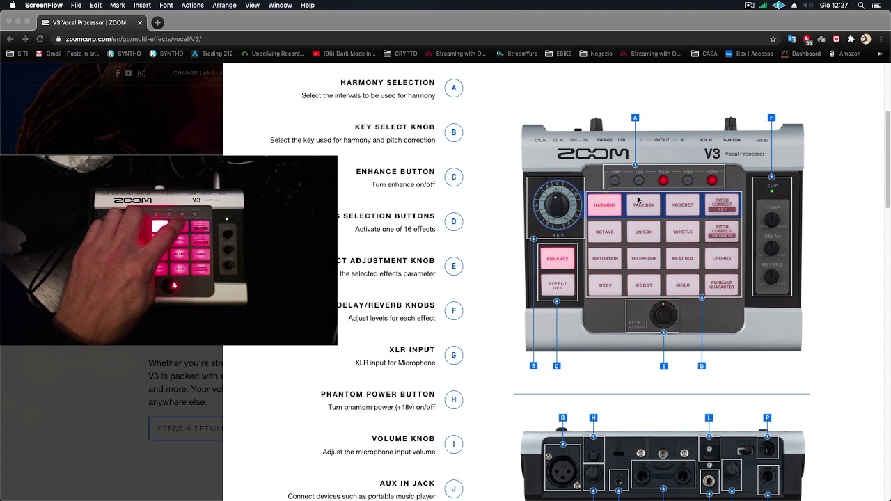 Zoom V3 ITA - Muliteffetto Voce con Autotune!
