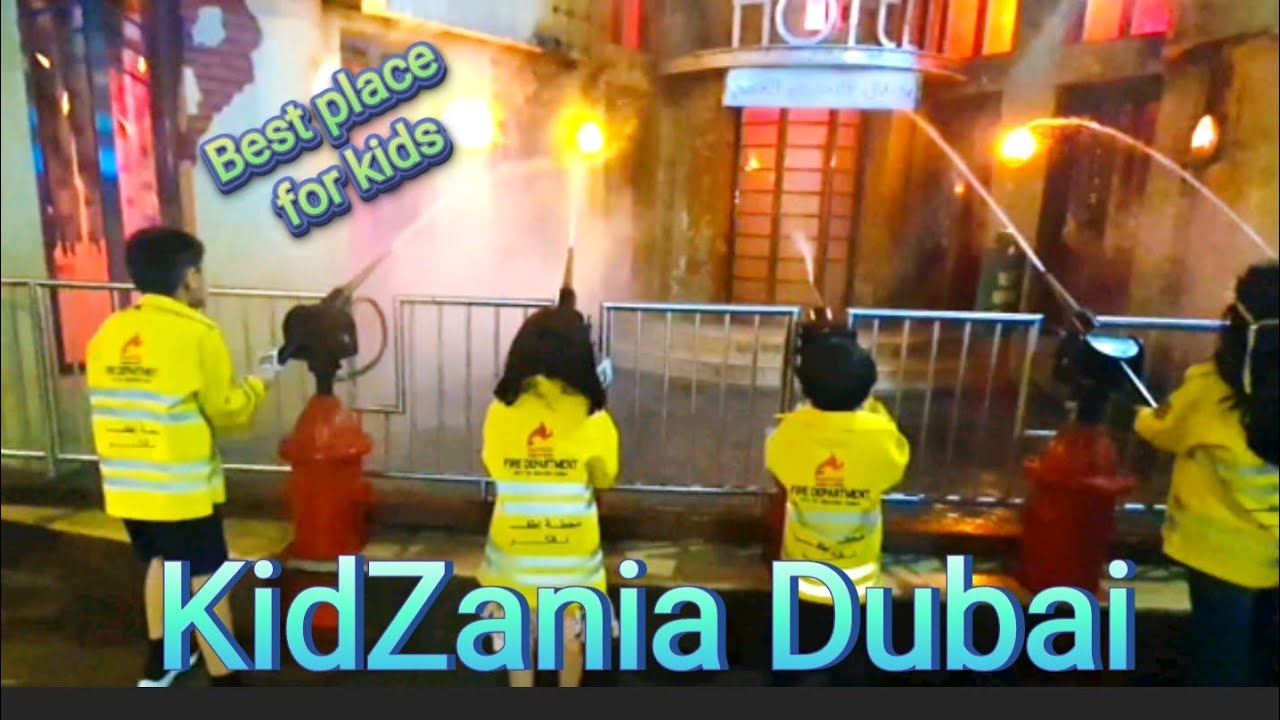 KidZania Dubai Mall | Make Pizza | Fire engine | Vet | Astronaut | Police | Kids activities in Dubai