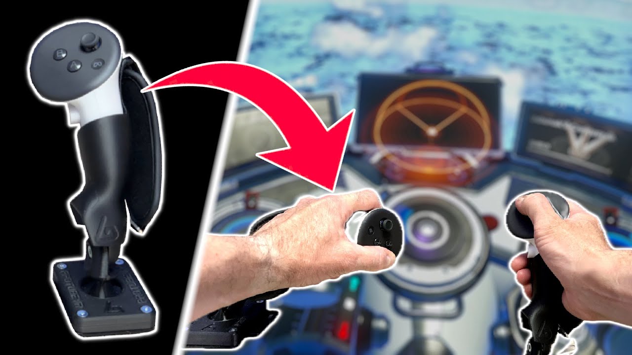 Improved Virtual HOTAS Controls in VR! ProTube ProTAS Joysticks