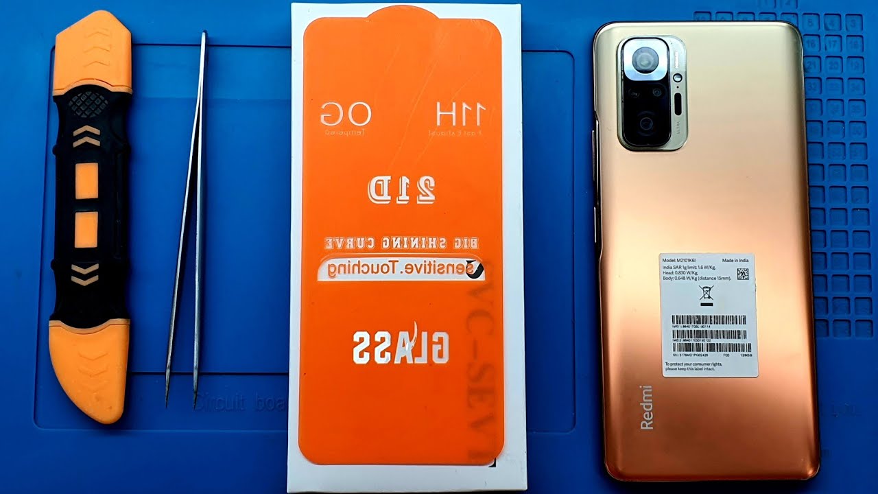 طريقة فك وتغيير الشاشة لهاتف REDMI NOTE 10 PRO MAX