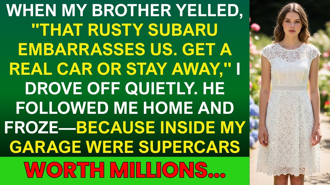 My Brother Told Me to Stop Embarrassing the Family — Until He Saw My Private Fleet