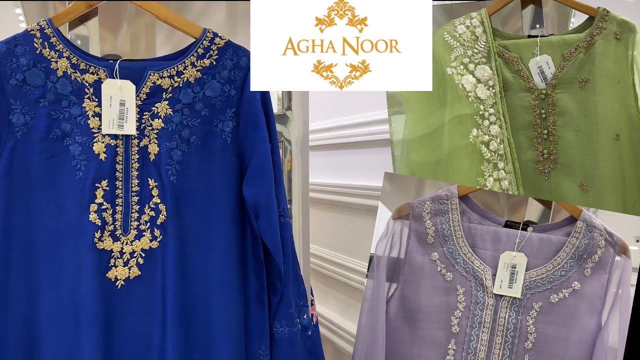 Agha Noor New collection 2024|| AghaNoor Fancy dresses 2024 || Agha noor latest #vacollections 10/11