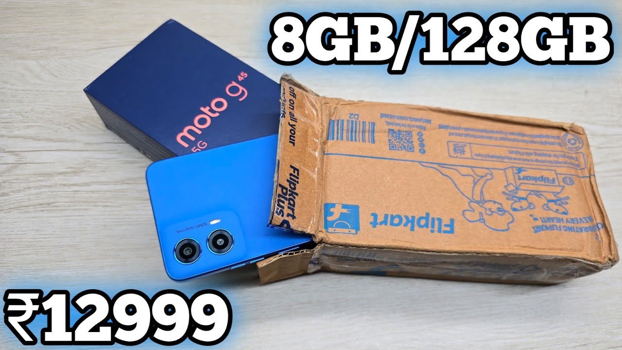 Moto G45 5G 8GB/128GB Unboxing Flipkart Sale Unit - Best Budget Mobile ?