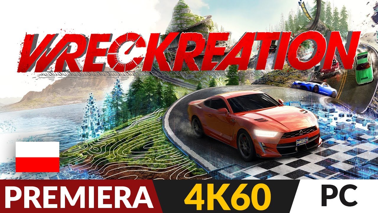 Wreckreation PL 🚗 PREMIERA 💥 Połączenie Burnout'a z Trackmanią? | Gameplay 4K po polsku