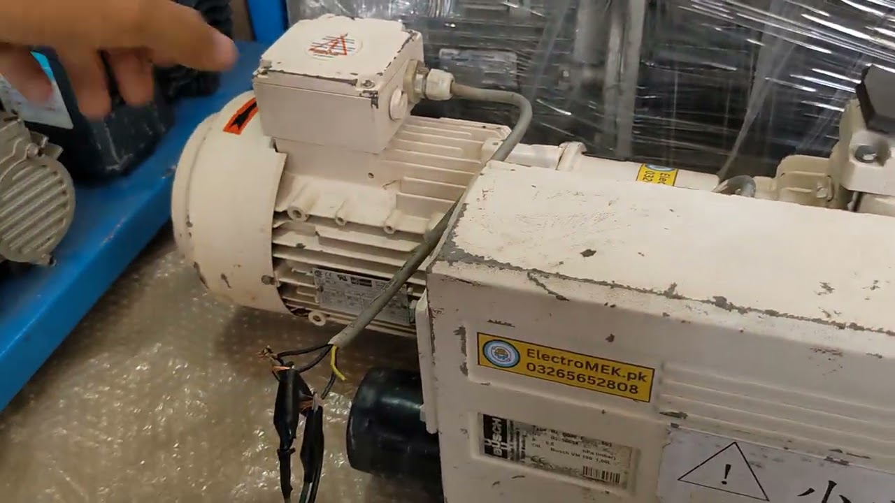 Busch RA0040 2hp side tank vacuum pump for milking degassing hospital and industrial applications