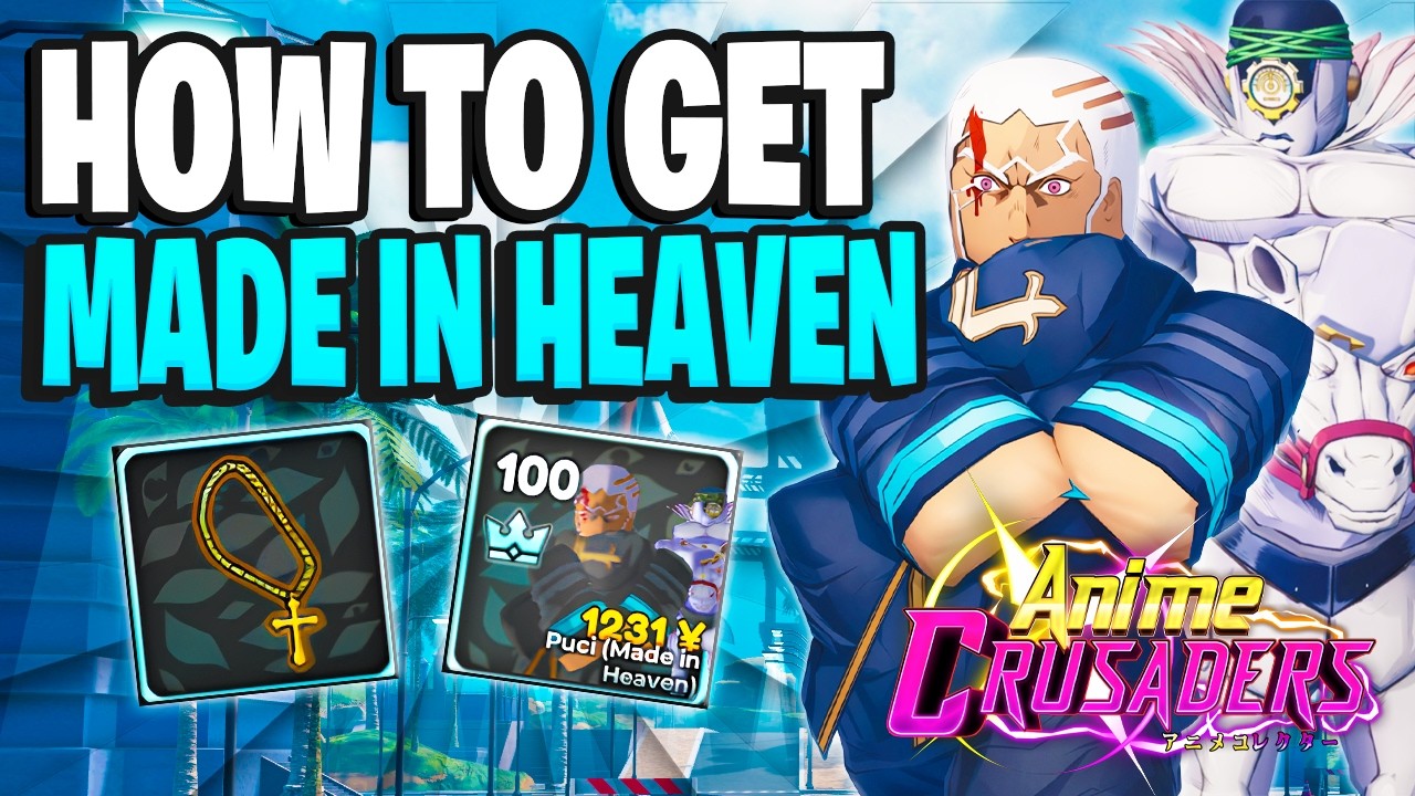 How To Get Pucci Made In Heaven EASILY In Anime Crusaders!