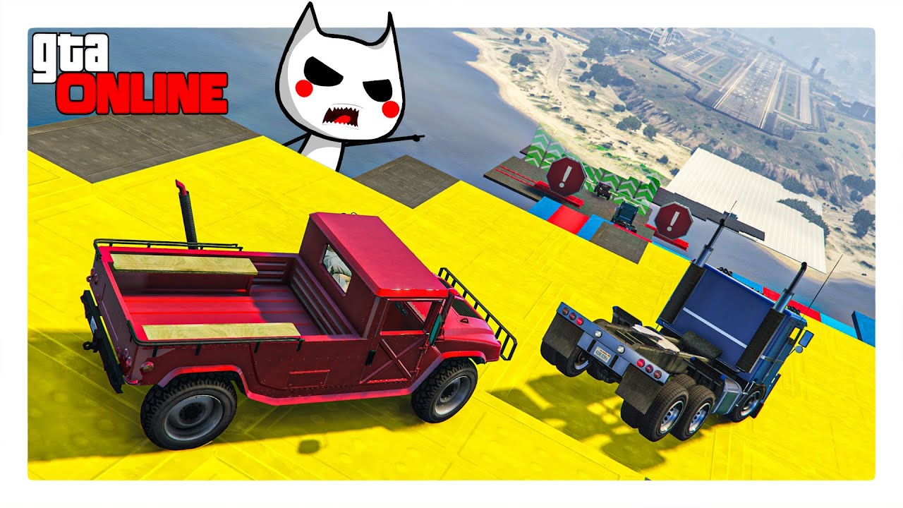 КРИВОЙ СПУСК И НЕОБЫЧНЫЕ ШУТКИ (ГТА 5 ОНЛАЙН, GTA ONLINE)