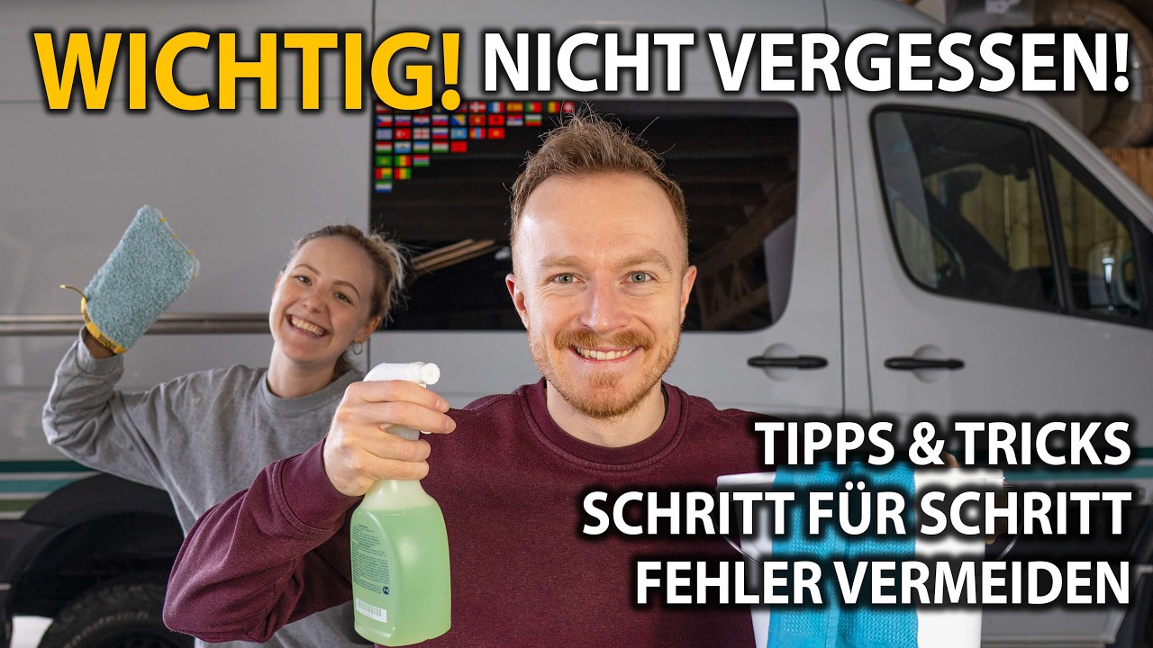 CAMPER winterfest machen & fit f&uuml;r die neue Saison 🚐 | Unsere komplette CHECKLISTE ✅