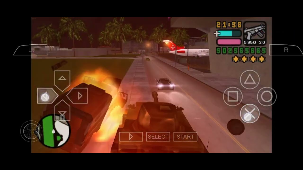 GTA Vice city stories  Vic Vance vs The Police  (+Tank rampage)