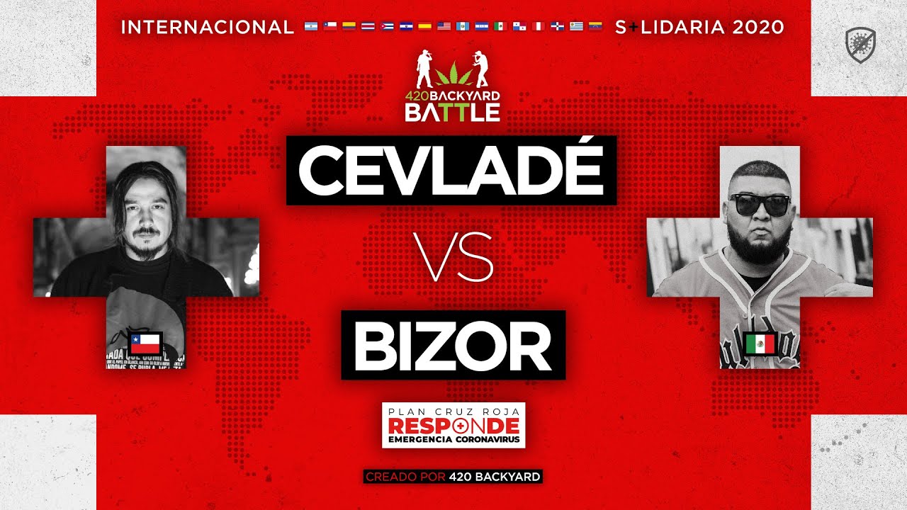 CEVLADÉ vs BIZOR. 420 Backyard Battle Internacional Solidaria. Exhibiciones
